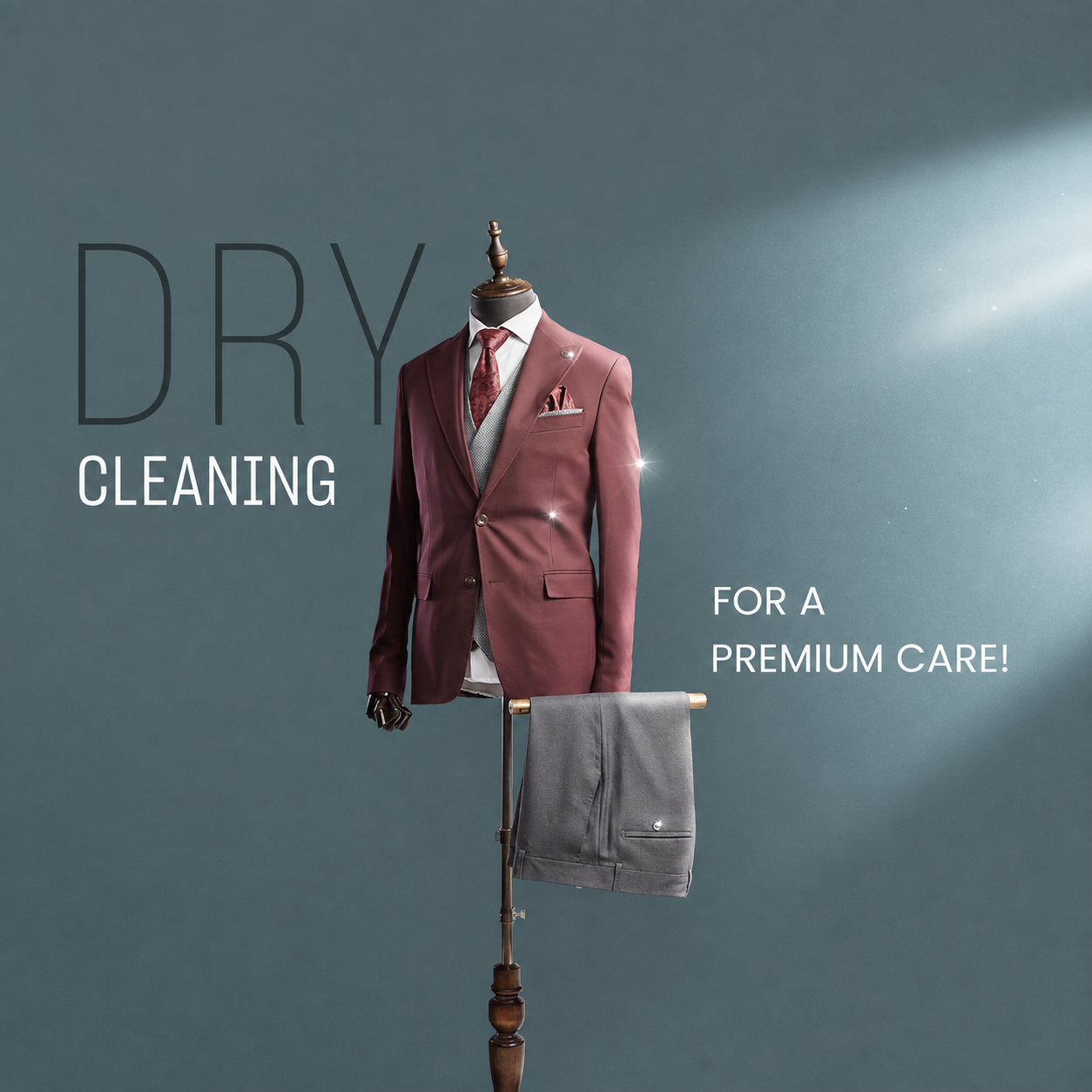 Suit dry cleaning